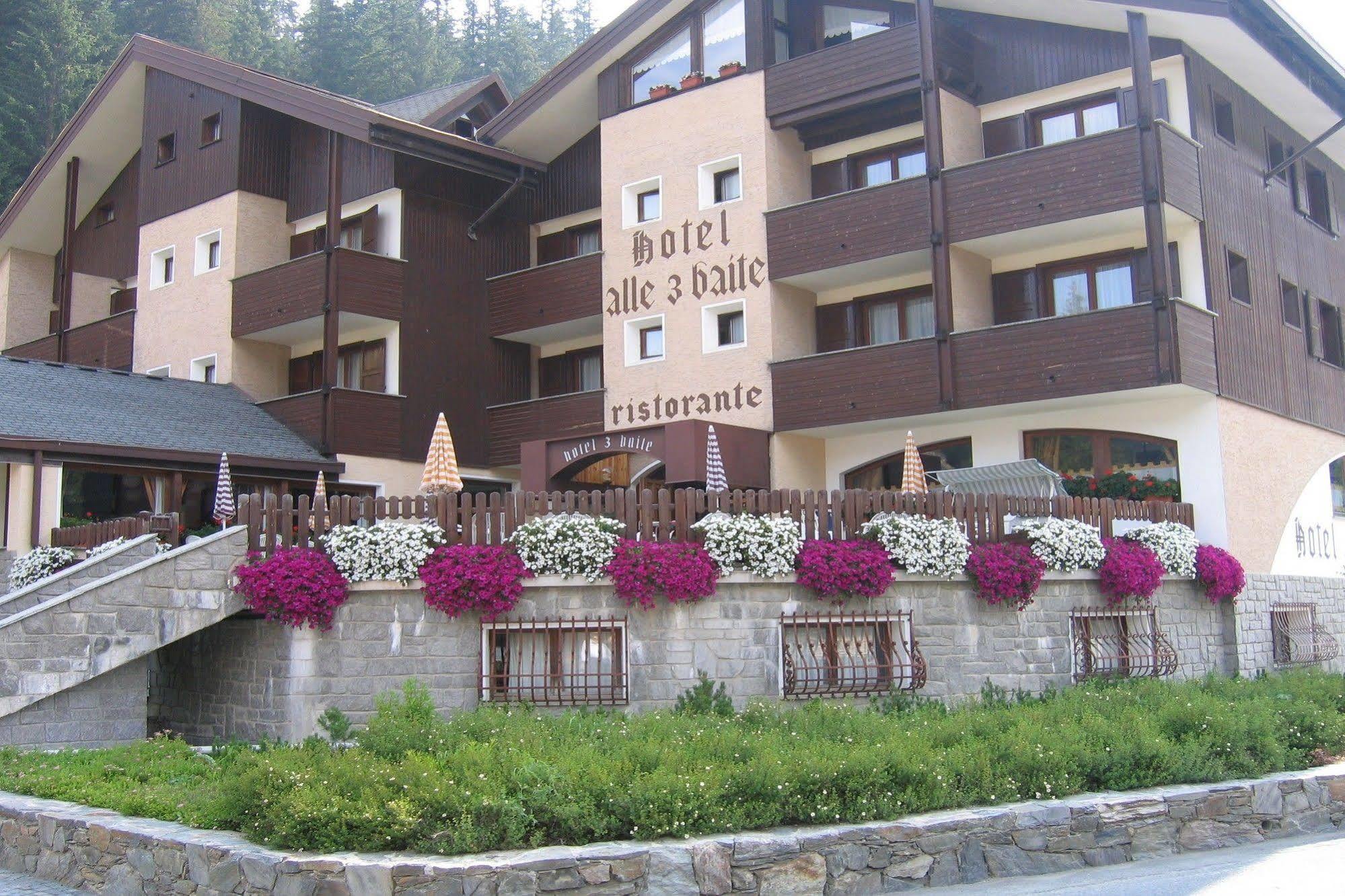 Hotel Alle Tre Baite Santa Caterina Valfurva Eksteriør bilde